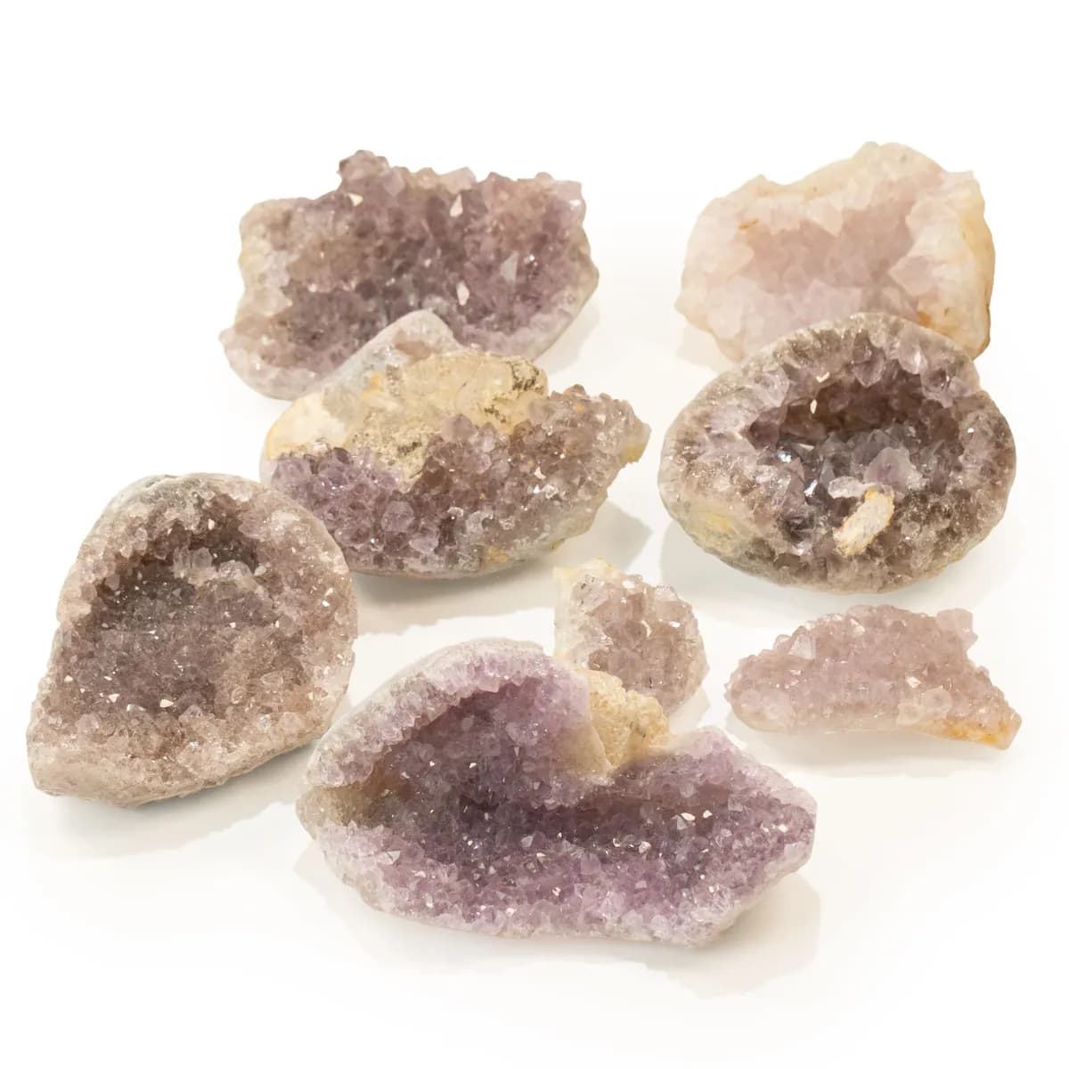 Small Assorted Amethyst Geodes - 3-5 cm   (aprox 1KG) 4-6 pieces