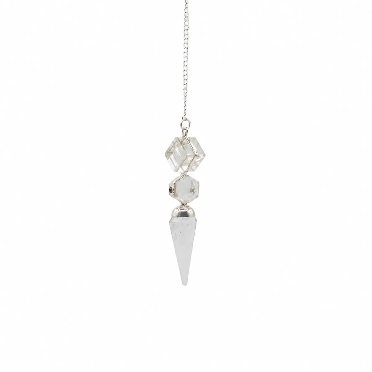 The Architect of Clarity - Three Piece Pendulum - Crystal Quartz