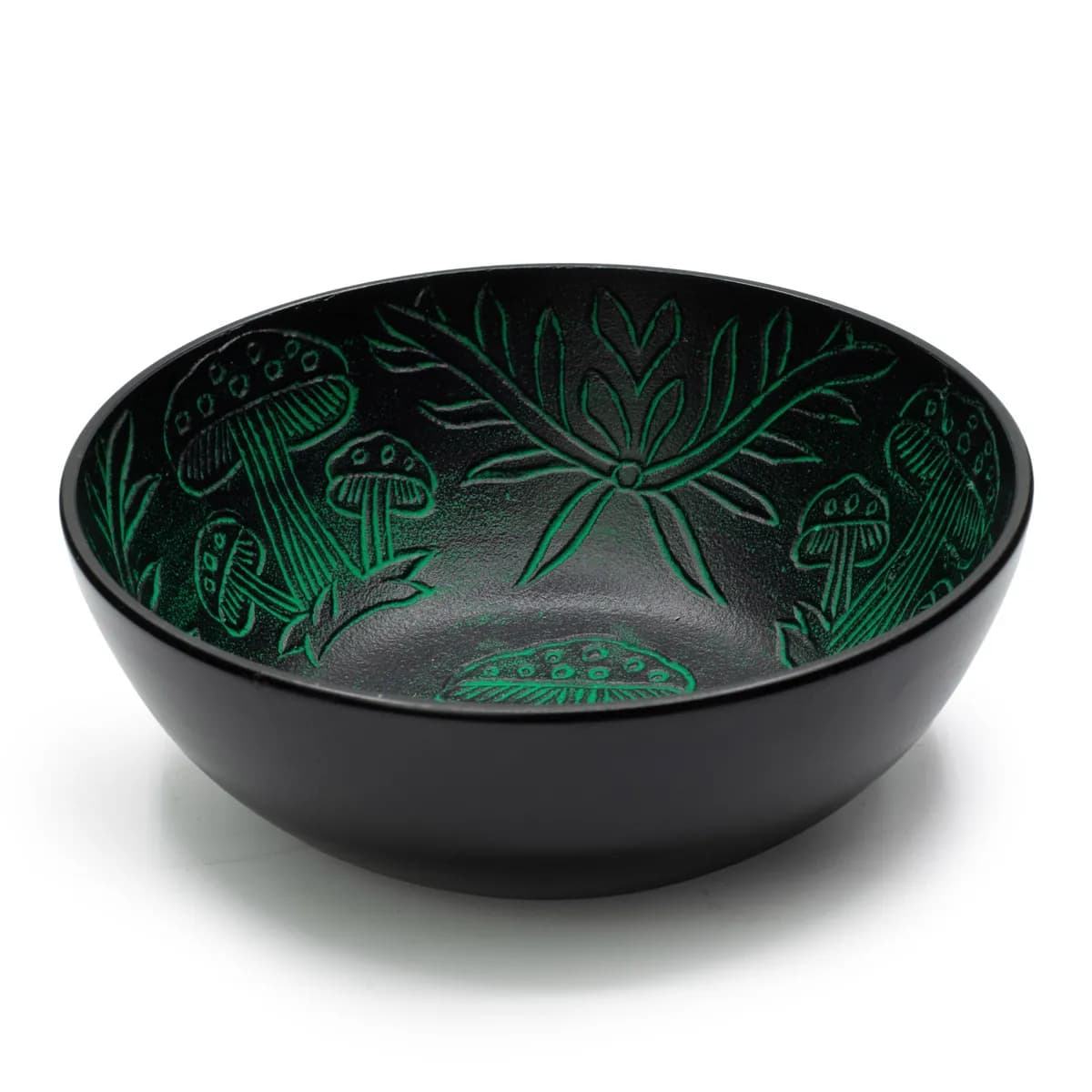 Aluminum Singing Bowl - Magic Mushroom - Green (20cm)